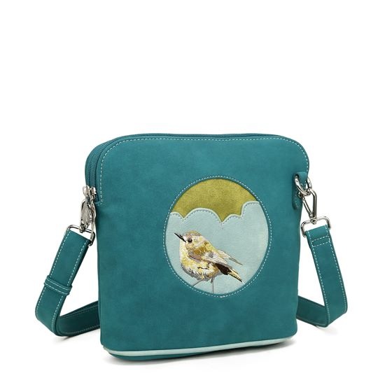 Hi Di Hi Lucky Bird Schoudertas / crossbodytas Petrol