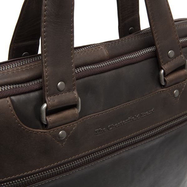 Chesterfield Leren Laptop Bag Bruin Montara C40.110601