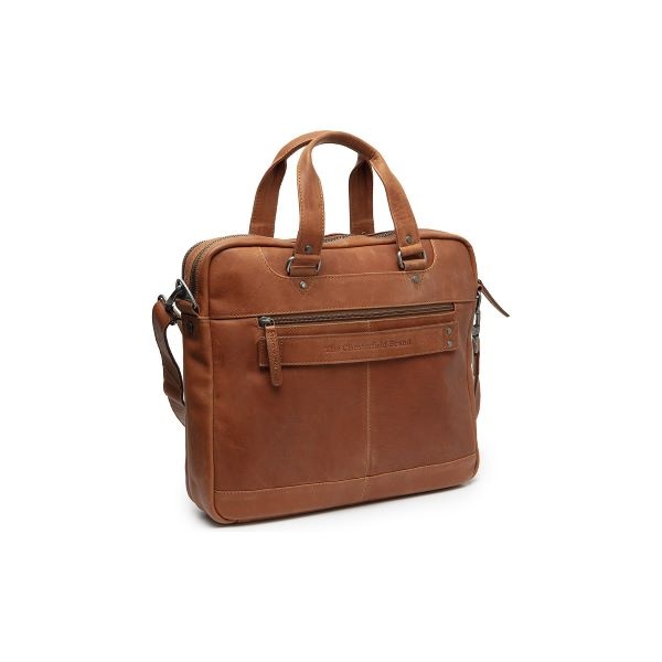 Chesterfield Leren Laptop Bag Cognac Montara C40.110631