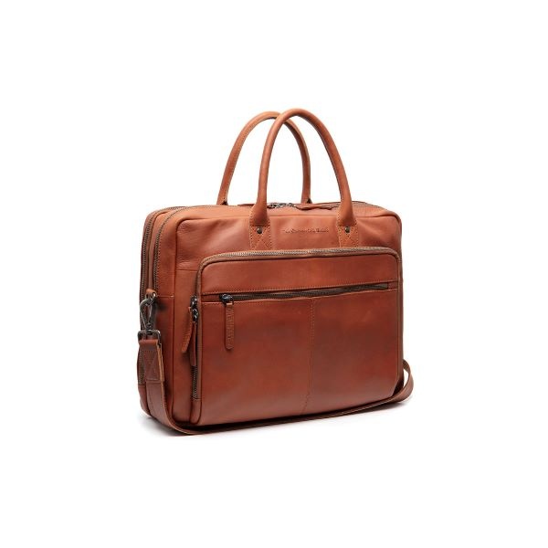 Chesterfield Leren Laptop Bag Cognac Tacama C40.110731