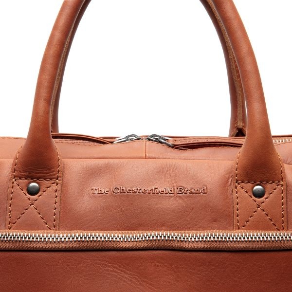 Chesterfield Leren Laptop Bag Cognac Tacama C40.110731