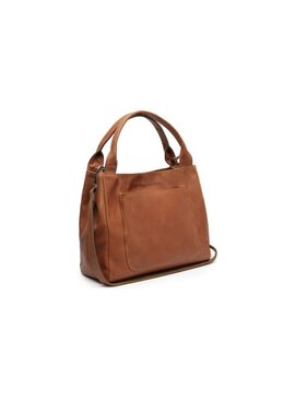 Chesterfield Leren Schoudertas Bag Cognac Tenara