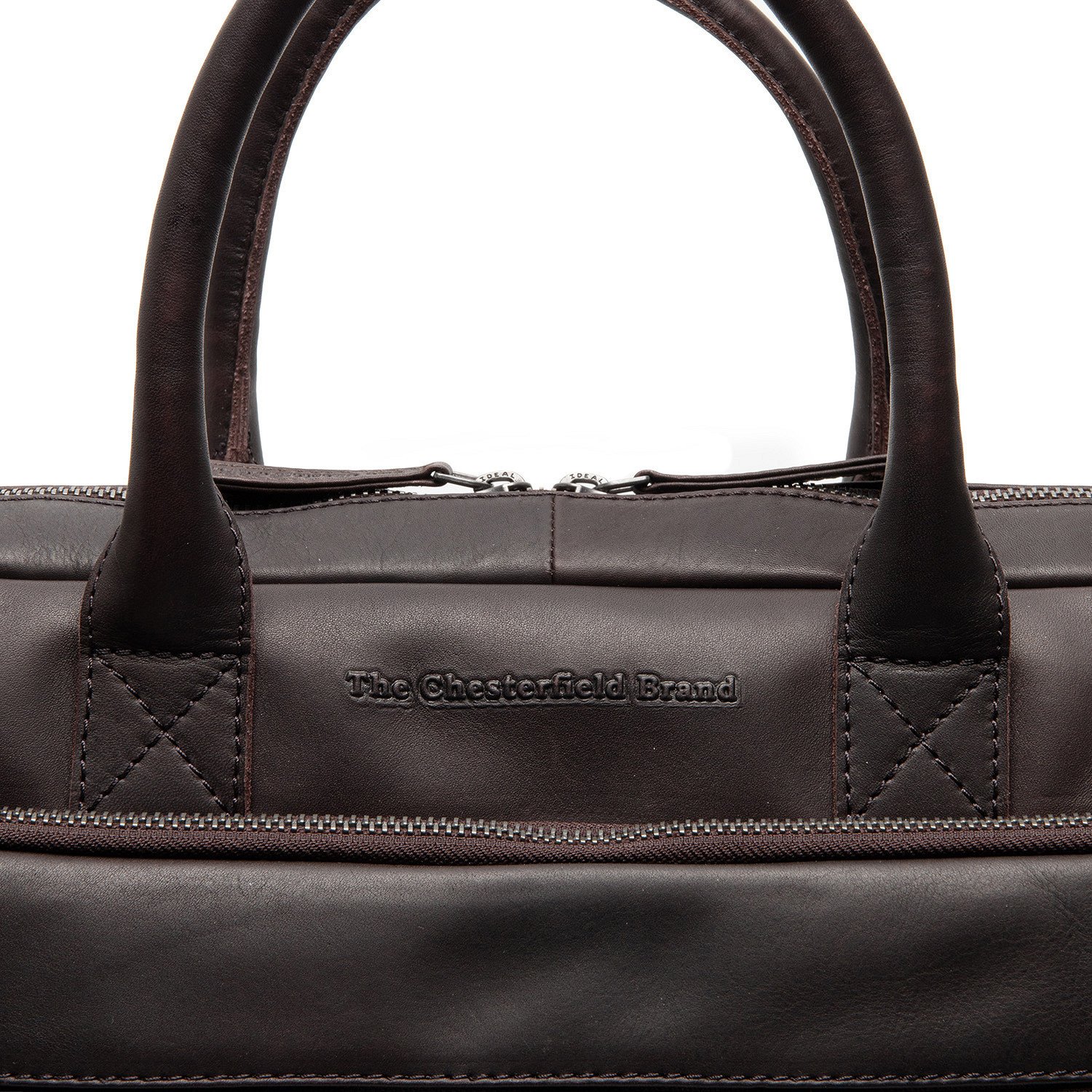 Chesterfield Leren Laptop Bag Bruin Tacama C40.110701