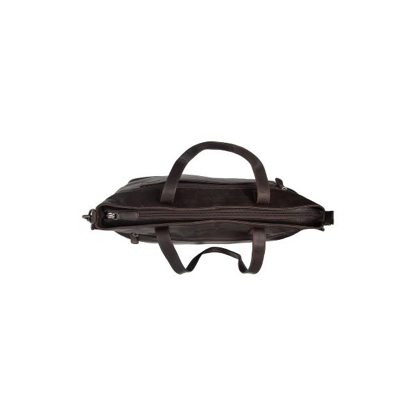 Chesterfield Leren Shopper Bruin Osira C38.022601