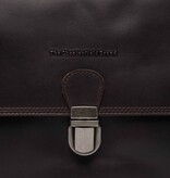 Chesterfield Leren Schoudertas Bruin Lunor C48.141601