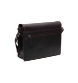 Chesterfield Leren Schoudertas Bruin Lunor C48.141601