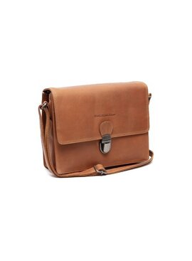 Chesterfield Leren Schoudertas Cognac Lunor C48.141631