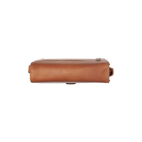 Chesterfield Leren Schoudertas Cognac Lunor C48.141631