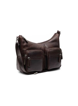 Chesterfield Leren Schoudertas Bruin Valenora C48.141101