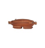 Chesterfield Leren Schoudertas Cognac Valenora C48.141131