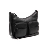 Chesterfield Leren Schoudertas Zwart Valenora C48.141100