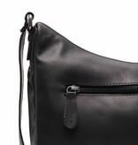 Chesterfield Leren Schoudertas Zwart Valenora C48.141100
