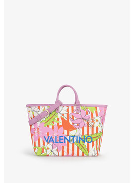 VALENTINO Shopper Kore/roze bloemenrpint
