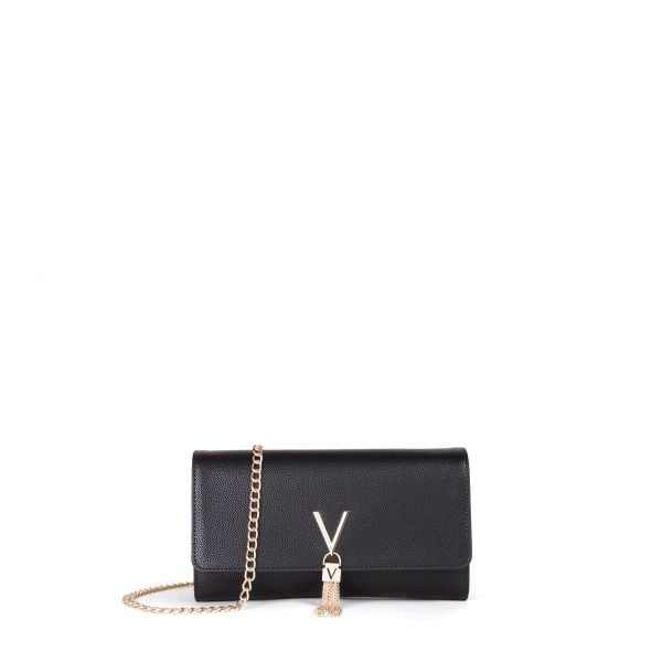 VALENTINO  Divina Crossbody/Clutch zwart/goud