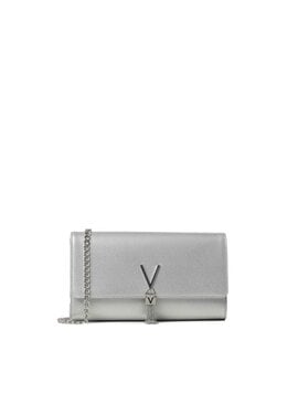 VALENTINO  Divina Crossbody/Clutch zilver