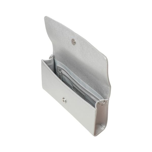 VALENTINO  Divina Crossbody/Clutch zilver