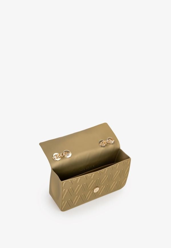 VALENTINO  Schoudertasje Bubble Flap Bag Oro