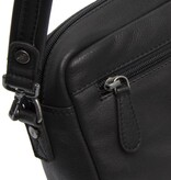 Chesterfield Leren schoudertas  Black Liora
