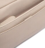 Chesterfield Leren schoudertas  Beige Liora