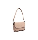 Chesterfield Leren schoudertas Beige Miloa
