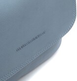 Chesterfield Leren schoudertas Sky Blue Miloa