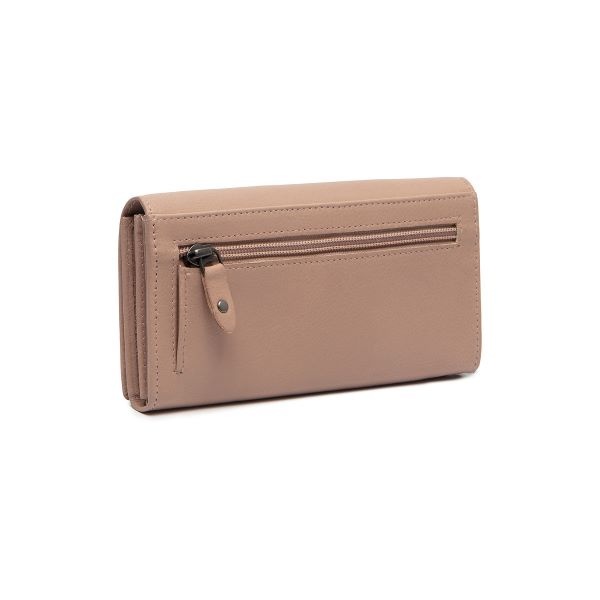 Chesterfield Leren Portemonnee Rose Valetta