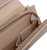 Chesterfield Leren Portemonnee Beige Valetta