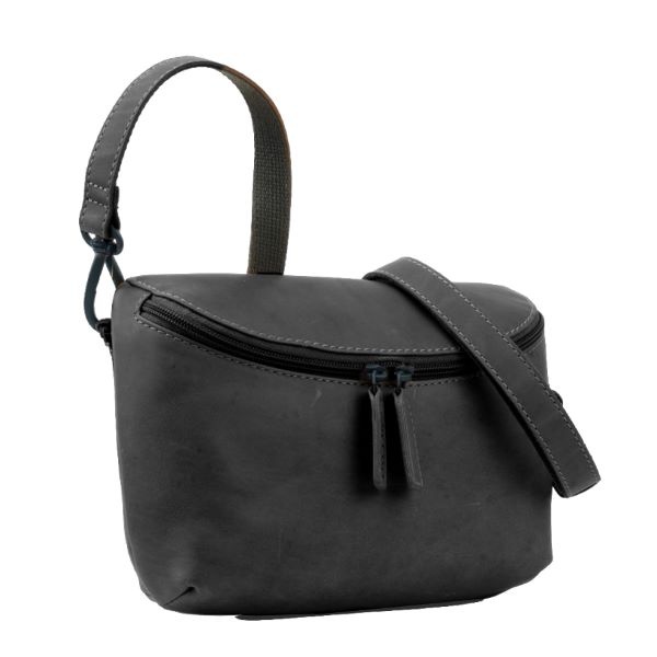 Saccoo Leren Schoudertas Grazie Black