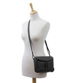 Saccoo Leren Schoudertas Grazie Black