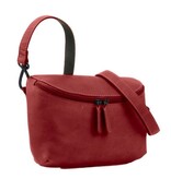 Saccoo Leren Schoudertas Grazie Black Red