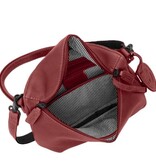 Saccoo Leren Schoudertas Grazie Black Red