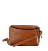 Saccoo Leren Schoudertas Grazie Cognac