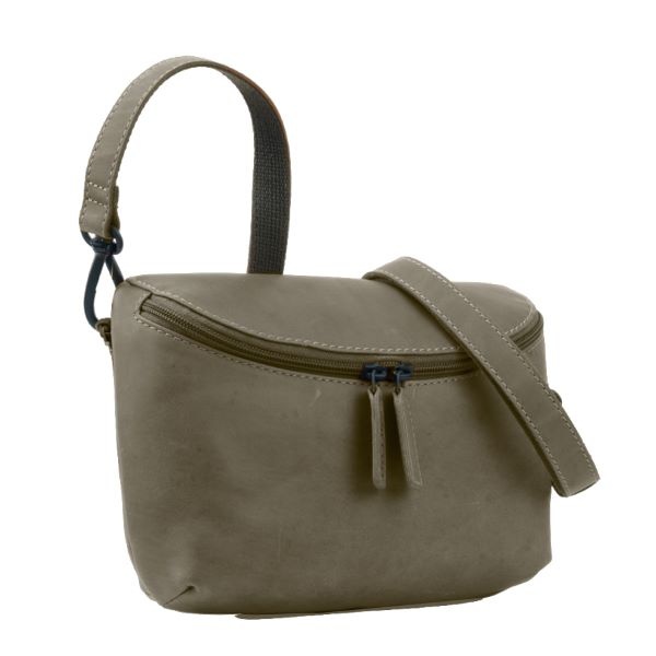 Saccoo Leren Schoudertas Grazie Military