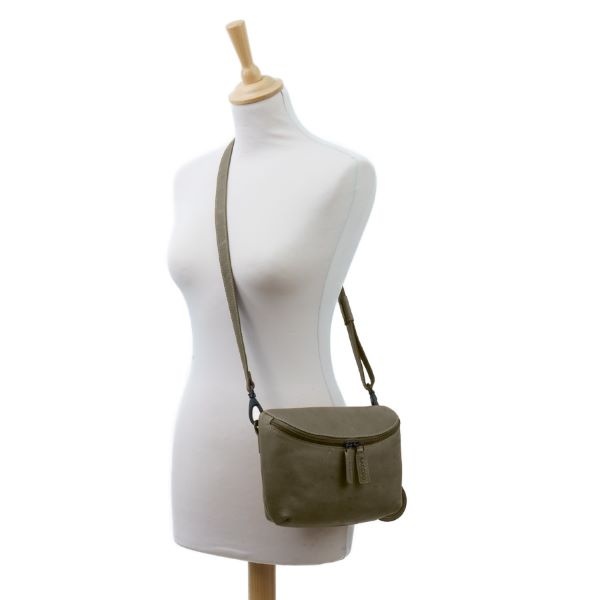 Saccoo Leren Schoudertas Grazie Military