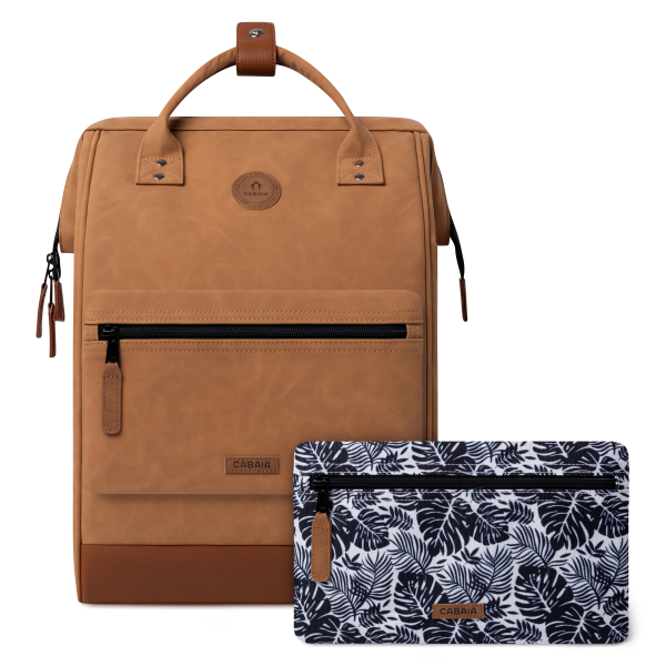 Cabaia Adventurer Rugzak L Moskou Camel Vegan Nubuck
