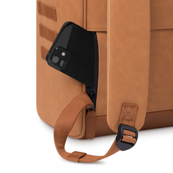 Cabaia Adventurer Rugzak L Moskou Camel Vegan Nubuck