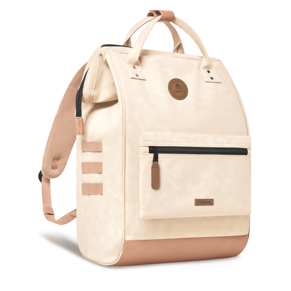 Cabaia Adventurer Rugzak L Andenne Beige Vegan Nubuck
