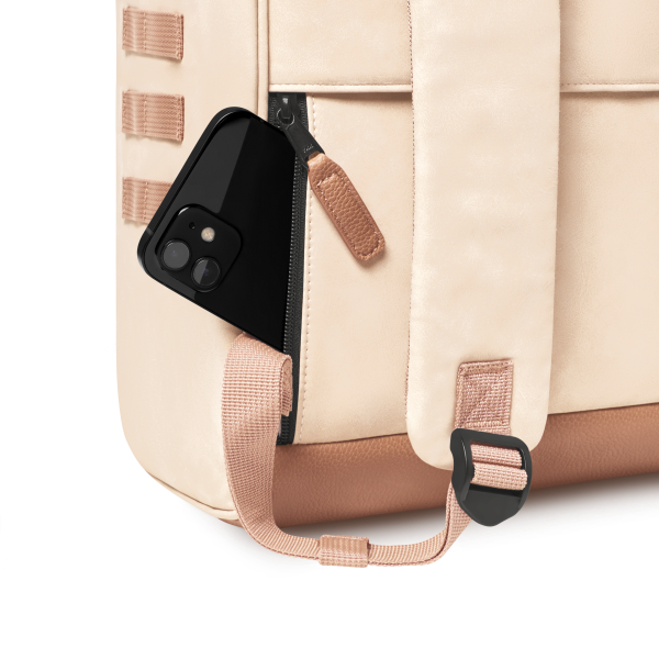 Cabaia Adventurer Rugzak L Andenne Beige Vegan Nubuck