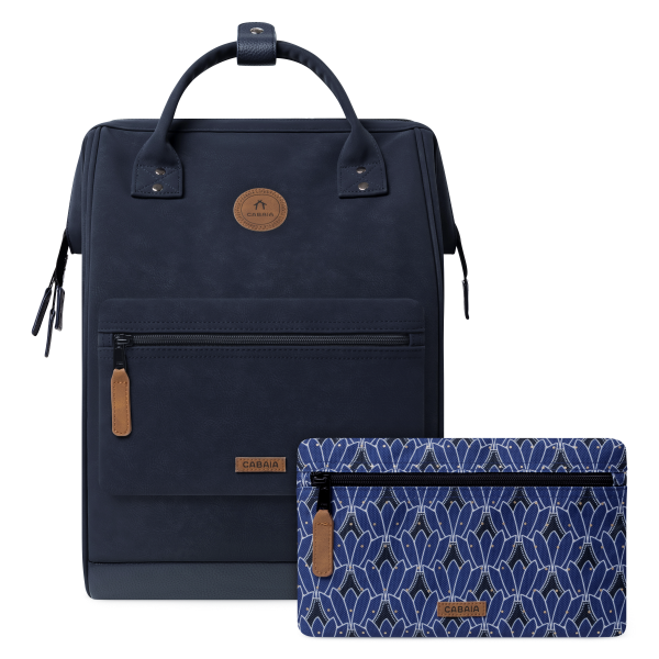 Cabaia Adventurer Rugzak L Zurich Blue Vegan Nubuck