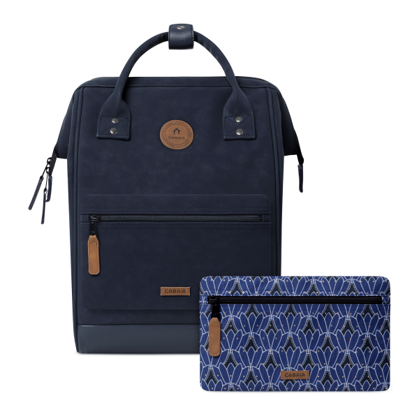 Cabaia Adventurer Rugzak MediumZurich Blue Vegan Nubuck