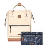 Cabaia Adventurer Rugzak Medium Andenne Beige Vegan Nubuck