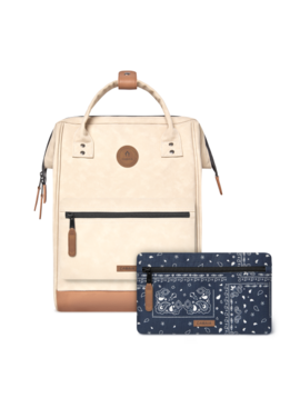 Cabaia Adventurer Rugzak Medium Andenne Beige Vegan Nubuck