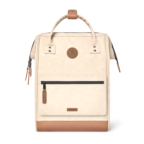 Cabaia Adventurer Rugzak Medium Andenne Beige Vegan Nubuck