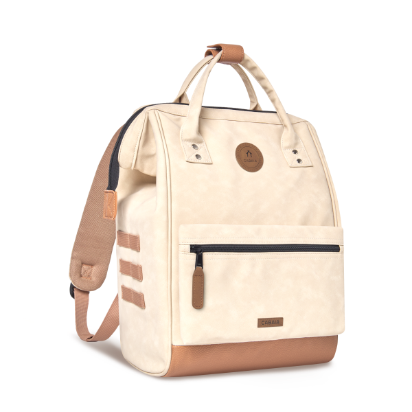 Cabaia Adventurer Rugzak Medium Andenne Beige Vegan Nubuck