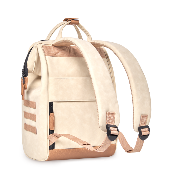 Cabaia Adventurer Rugzak Medium Andenne Beige Vegan Nubuck