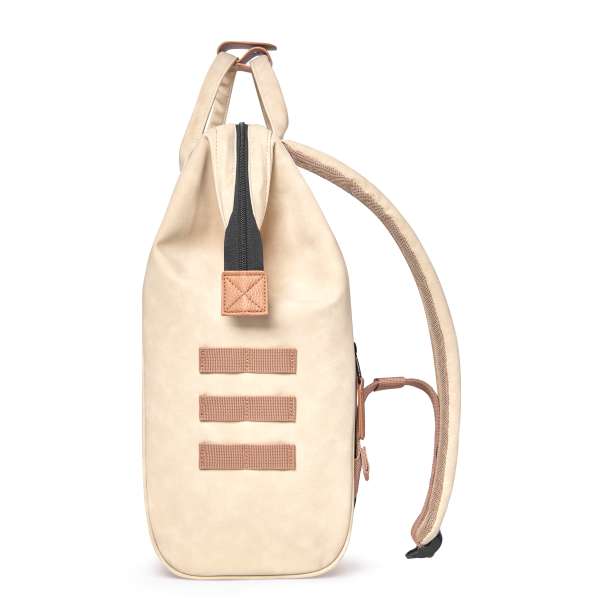 Cabaia Adventurer Rugzak Medium Andenne Beige Vegan Nubuck