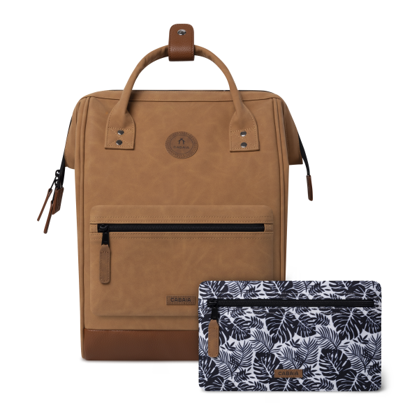 Cabaia Adventurer Rugzak Medium Moscow Camel Vegan Nubuck