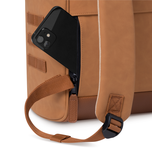 Cabaia Adventurer Rugzak Medium Moscow Camel Vegan Nubuck