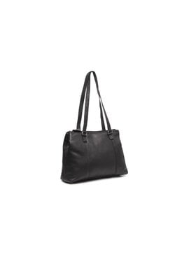 Chesterfield Leren Schoudertas Black Marvos