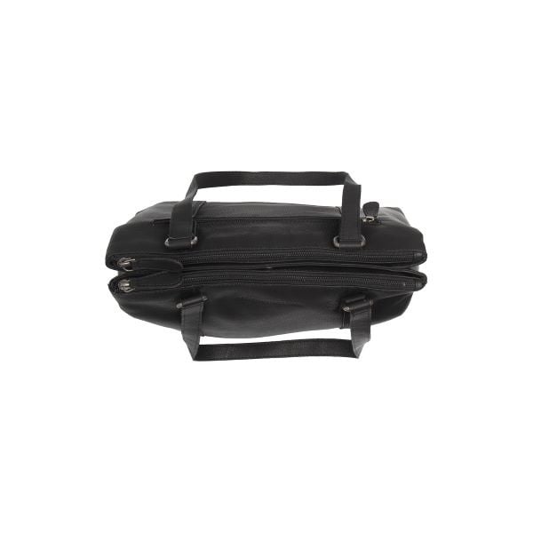Chesterfield Leren Schoudertas Black Marvos